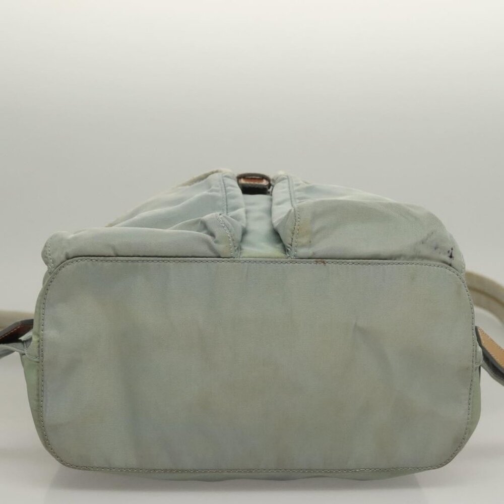 PRADA Backpack Nylon Light Blue Silver Auth - Picture 8 of 16